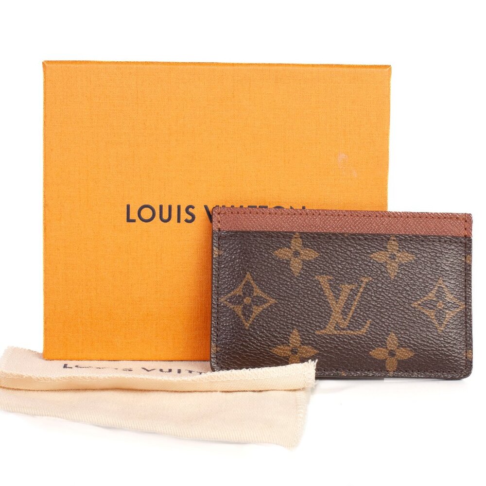 Authentic Louis Vuitton Monogram Canvas Card Holder